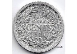 Nederland 1917 25 Cent...