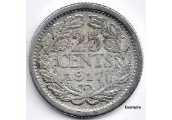 Nederland 1917 25 Cent...