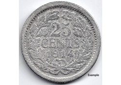 Nederland 1914 25 Cent...