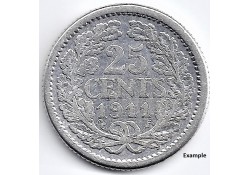 Nederland 1911 25 Cent...