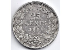 Nederland 1904 25 Cent...