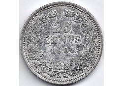 Nederland 1902 25 Cent...
