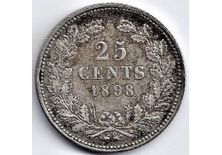 Nederland 1898 25 Cent...