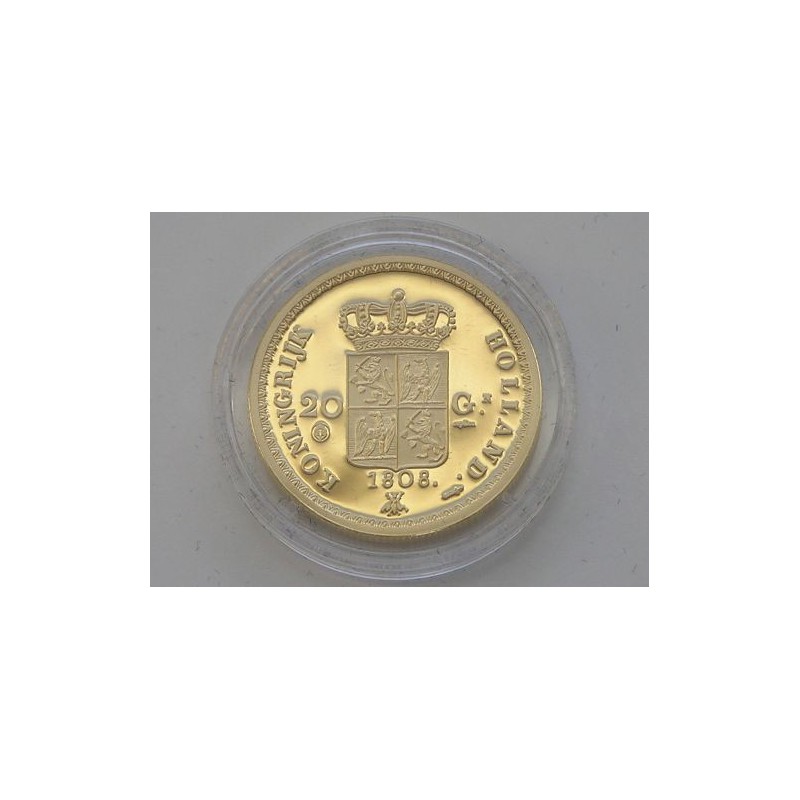 Replica 20 Gulden goud 1808. (Zilver)
