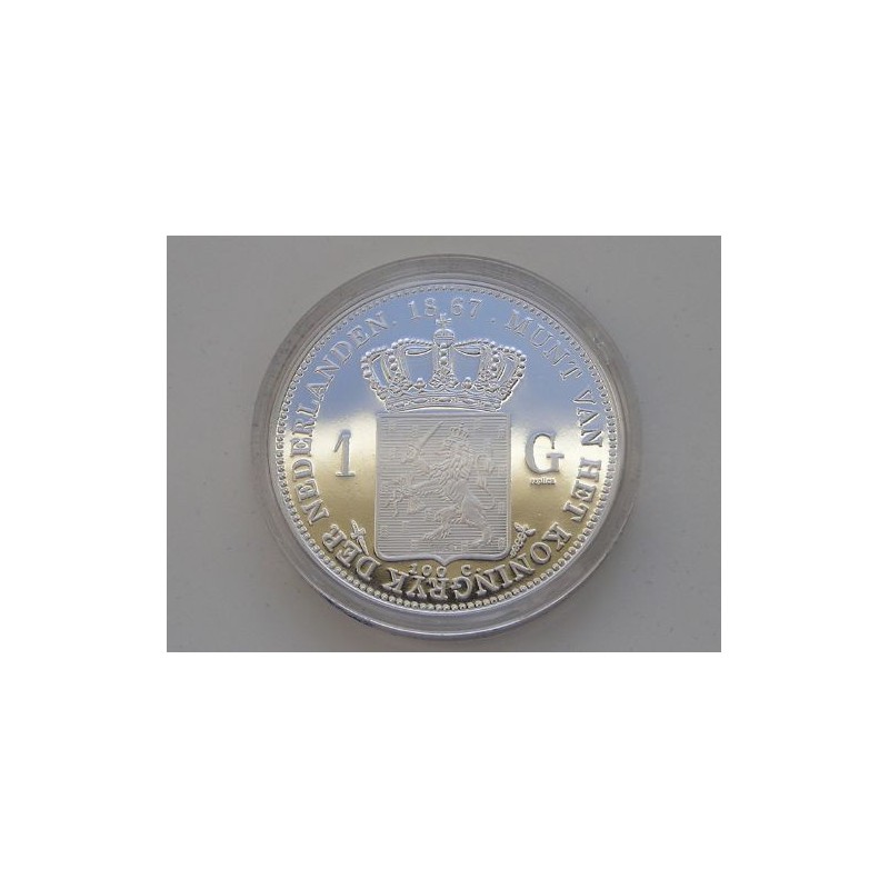 Replica 1 Gulden 1876 Zilver