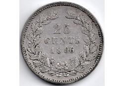 Nederland 1896 25 Cent...