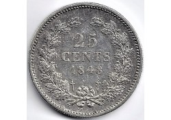 Nederland 1848. 25 Cent...