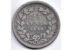 Nederland 1848. 25 Cent...