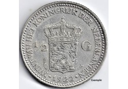 Nederland 1922 ½ Gulden...