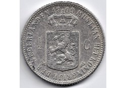 Nederland 1909 ½ Gulden...