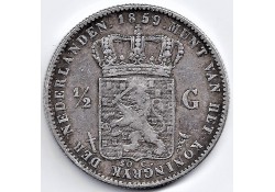 Nederland 1859 ½ Gulden...