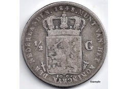 Nederland 1848 ½ Gulden...