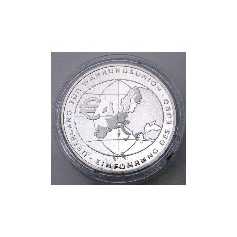 10 Euro Duitsland 2002F Ubergang Zur währungsunion Proof