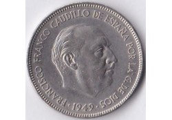 Spanje 5 pesetas 1949(50)