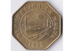 Km 29 Malta 25 Cents 1975