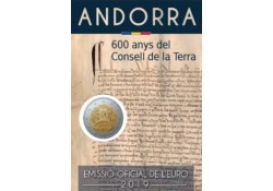 2 Euro Andorra 2019 Unc 600...