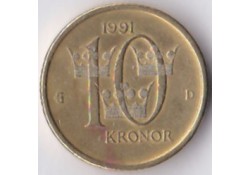 Zweden 10 Kronor 1991