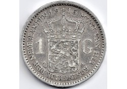 Nederland 1916 1 Gulden...