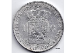 Nederland 1897 1 Gulden...