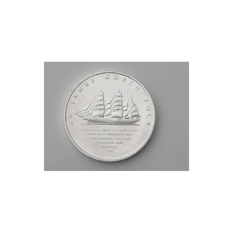 10 Euro Duitsland 2008 J Gorch Fock