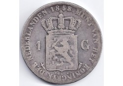 Nederland 1858 1 Gulden...