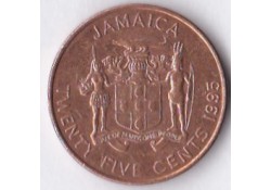 Jamaica 25 cents 1995