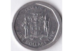 Jamaica 5 Dollar 1996