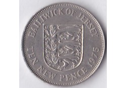 Jersey 10 New Pence 1975