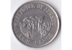 Jersey 10 Pence 1992