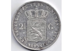 Nederland 1869  2½ Gulden...