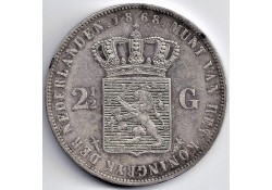 Nederland 1868  2½ Gulden...