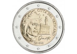 2 euro Vaticaan 2021 'Dante...