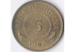 Guyana 5 Cents 1967 Fr