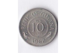 Guyana 10 Cents 1967 Zf