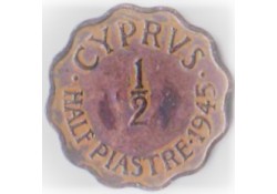 Cyprus ½ Piastre 1945 Fr