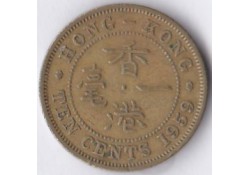 Hong Kong 10 Cents 1959 Fr
