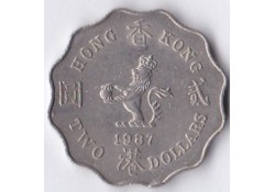 Hong Kong 2 Dollar 1982 Pr