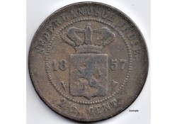 Nederlands Indië 1857 2½...