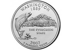 KM 397 U.S.A ¼ Dollar Washington 2007 D UNC
