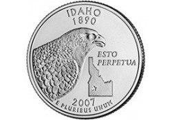 KM 398 U.S.A ¼ Dollar Idaho 2007 P UNC