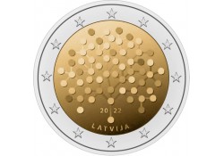 2 euro Letland 2022 'Letse bank' Unc