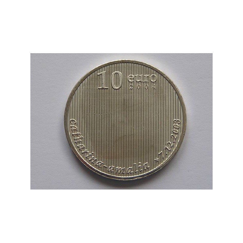 Nederland 2004 10 euro Geboortemunt Zilver Unc