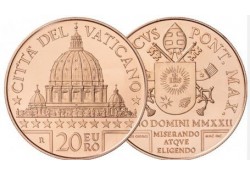 Vaticaan 2022 20 euro 'St...