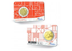 2 Euro Nederland  2022 'Erasmus-programma' Unc in coincard
