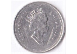 Canada 25 Cents 1999 Zf April