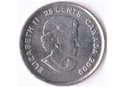 Canada 25 Cents 2009 Mens...