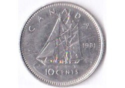 Canada 10 Cents 1981 Zf