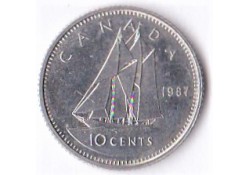 Canada 10 Cents 1987 Zf