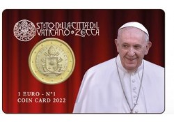 1 Euro Vaticaan 2022 in...