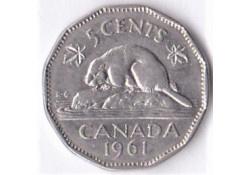 Canada 5 Cents 1961 Zf